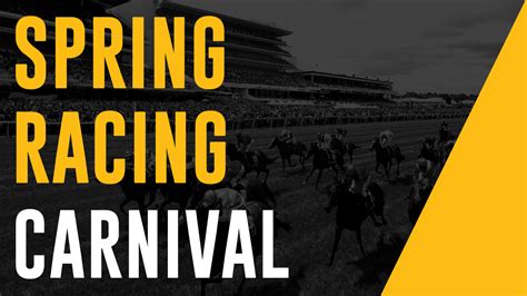 Spring Racing Carnival 2024 Dates, Races, Calendar .